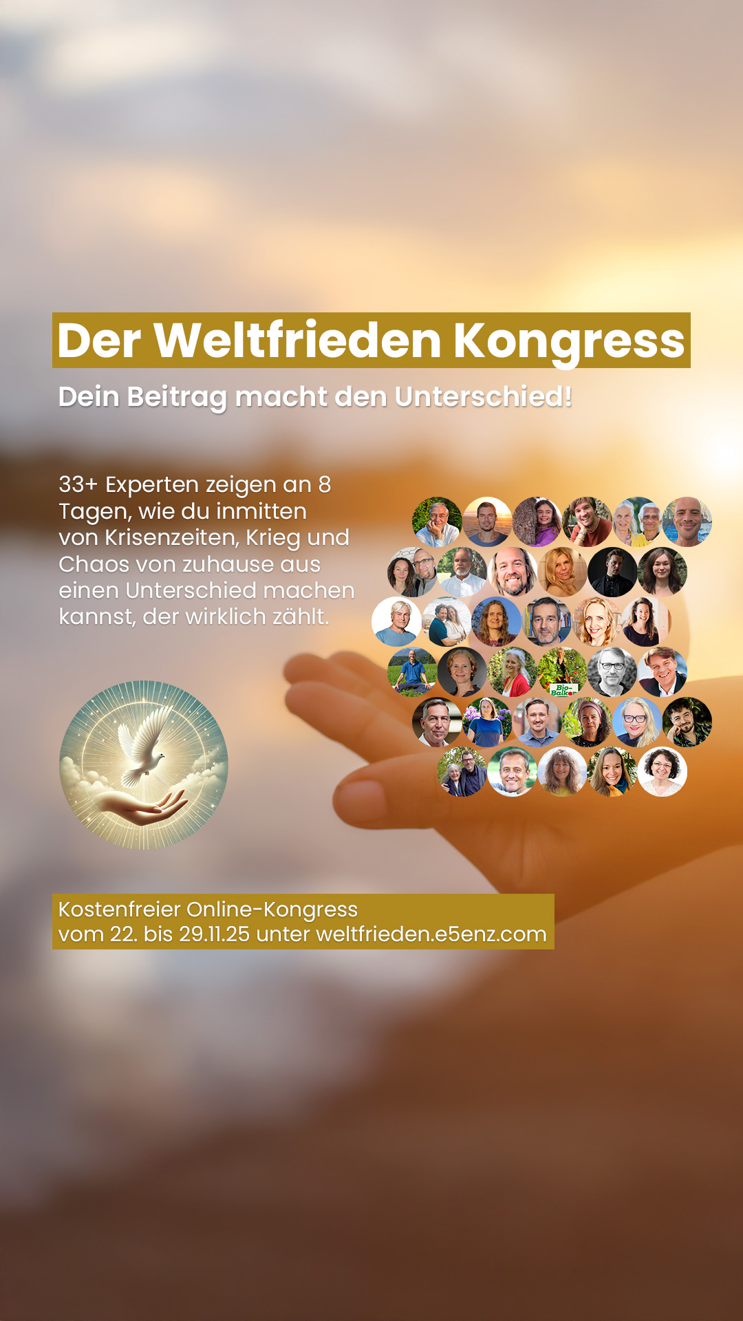 Social Media Banner Weltfrieden-Kongress